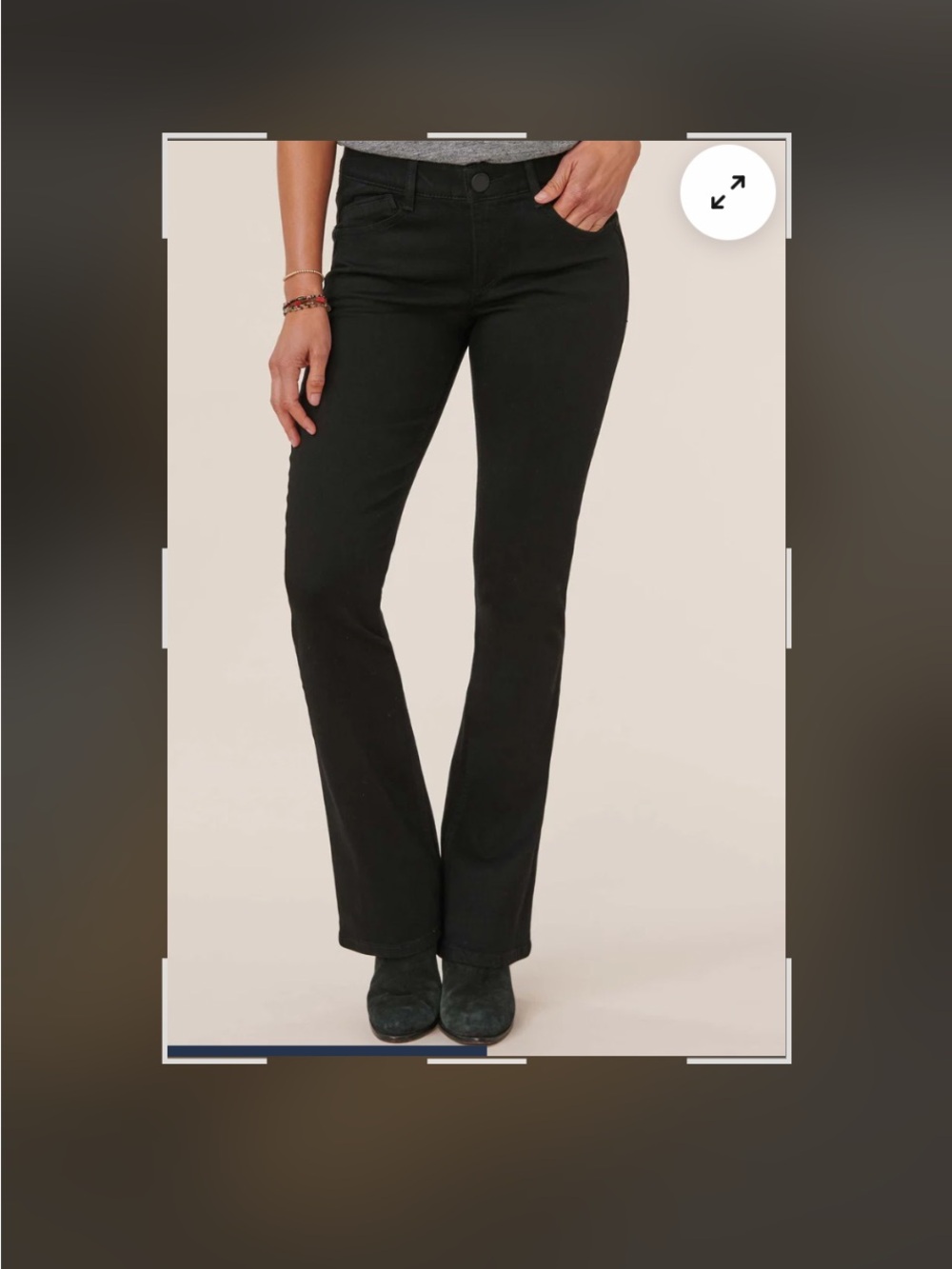 Democracy Women's Black Bootcut Jeans